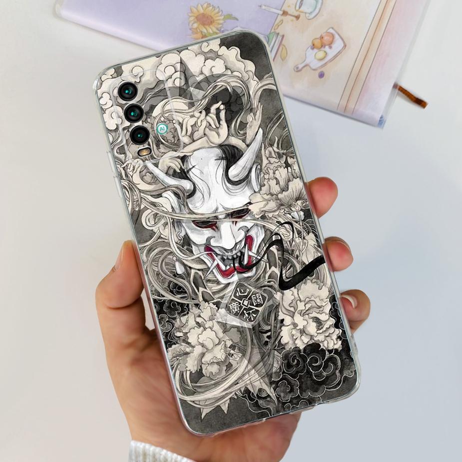 Чехол для Xiaomi Redmi 9T Милый Модный Расписной Чехол Прозрачный Силиконовый Чехол для Телефона Для Xiaomi Redmi 9T Redmi9T Задняя Крышка 6.53'' Сумки