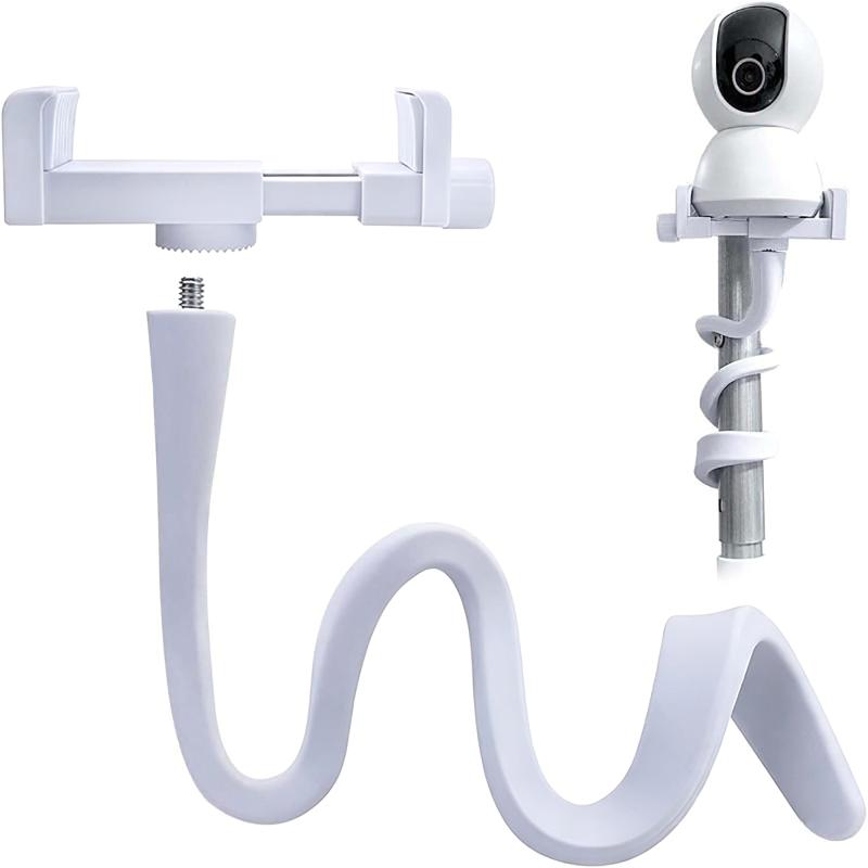 Universal Baby Monitor Bed Bracket Multifunction Camera Holder Flexible Clip Hose Camera Mount Cam Adjustable Long Arm