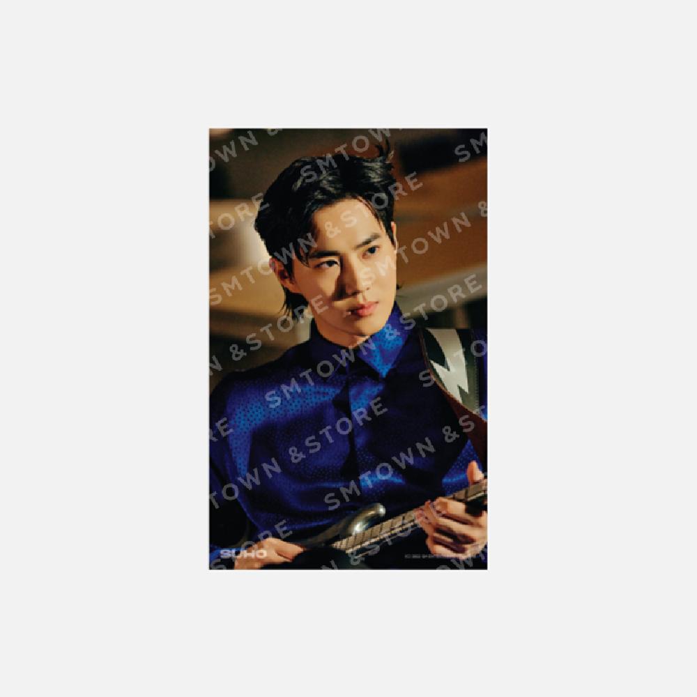EXO SUHO Grey Suit 4X6 Photo Set