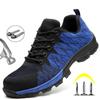 Fashion Work Safety Shoes Men Boots Fashion Work Sneakers Male Shoes Adult Work Boots Steel Toe Shoes Indestructible Men Safety Boots