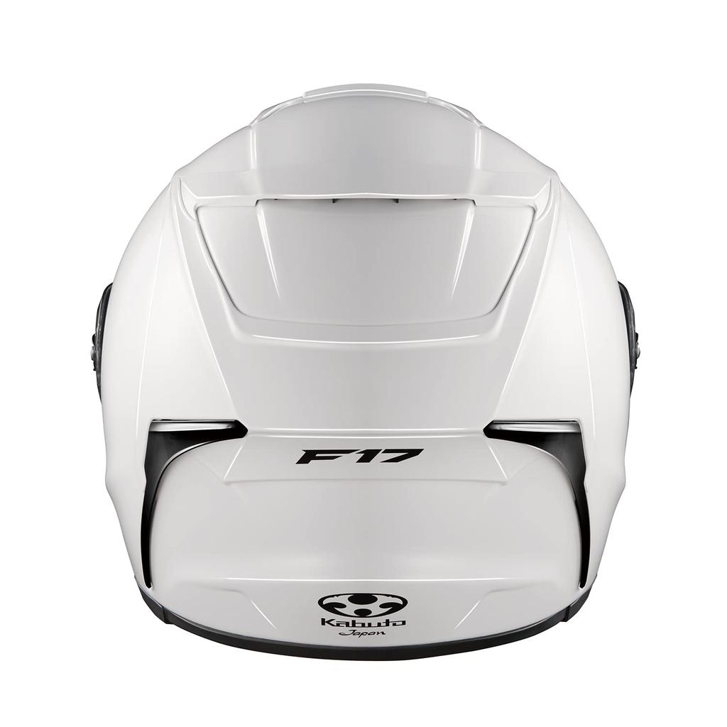 Мотоциклетный шлем OGK KABUTO Full Face F17 Белый (Размер XL)