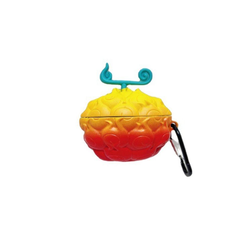 Силиконовый чехол для наушников, защитный чехол, новый чехол для наушников с дьявольским фруктом для Airpods 1 2 3 Pro