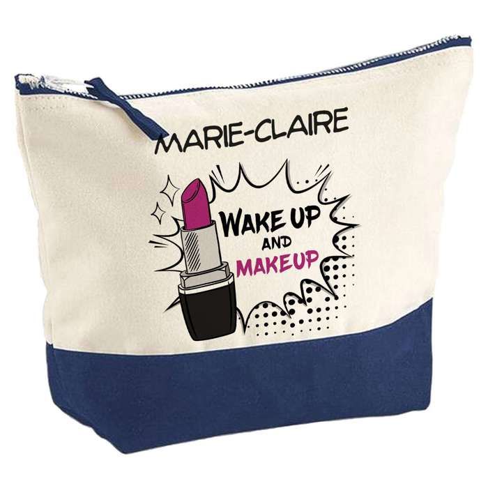 Trousse de maquillage - PLANETEE - Marie-Claire Wake Up and Makeup - Grand format - Coton - Impression HD