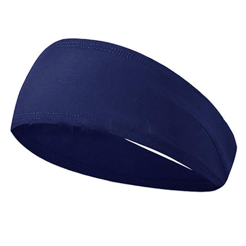 Men Women Sports Headband Sweatband Stretch Elastic Gym Fitness Running Yoga Headwrap Breathable Quick-Dry Absorbent Hair Bands