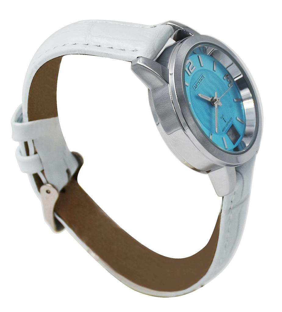 Часы на солнечных батареях Бизнес Популярный Стильный Бренд Водонепроницаемый Настоящее Радиоуправляемые Часы синие [Artstate AS3205] Радиоуправляемые