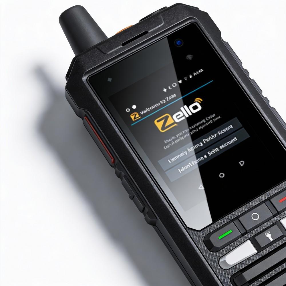 Водонепроницаемая рация ZELLO POC 4G IP68 Глобальная национальная рация для сетей общего пользования, мобильная наружная рация
