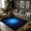 Tuniu Cosmic Galaxy Blue Star Rug Mat NonSlip Home Decor Floor Carpet Mat