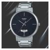 Casio Серия STANDARD указатель дисплей повседневные часы с календарем кварцевый механизм стальной ремешок японские и корейские часы мужские часы MTP-B100D-1EV