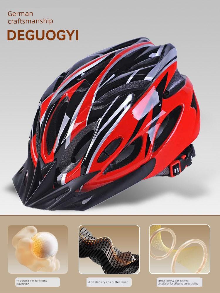Yu Zhaolin Bicycle Helmet Men's Mountain Bike Road Bike Balance Bike Bicycle Safety Helmet Women's Cycling Equipment