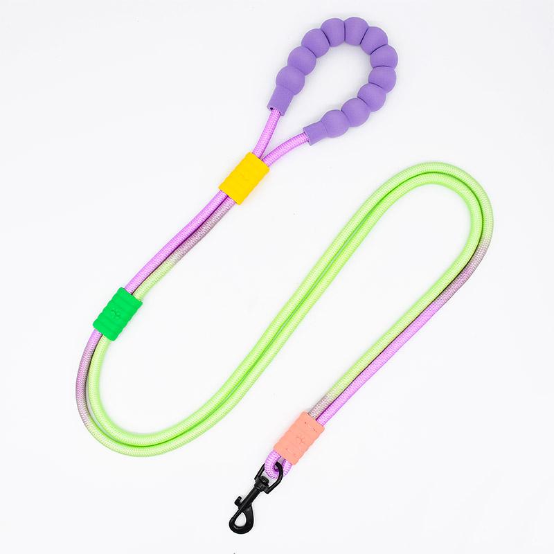 High-quality Recycled Nylon Multi-functional Adjustable and Customizable Handheld Waist-mounted Dog Leash in Various Colors