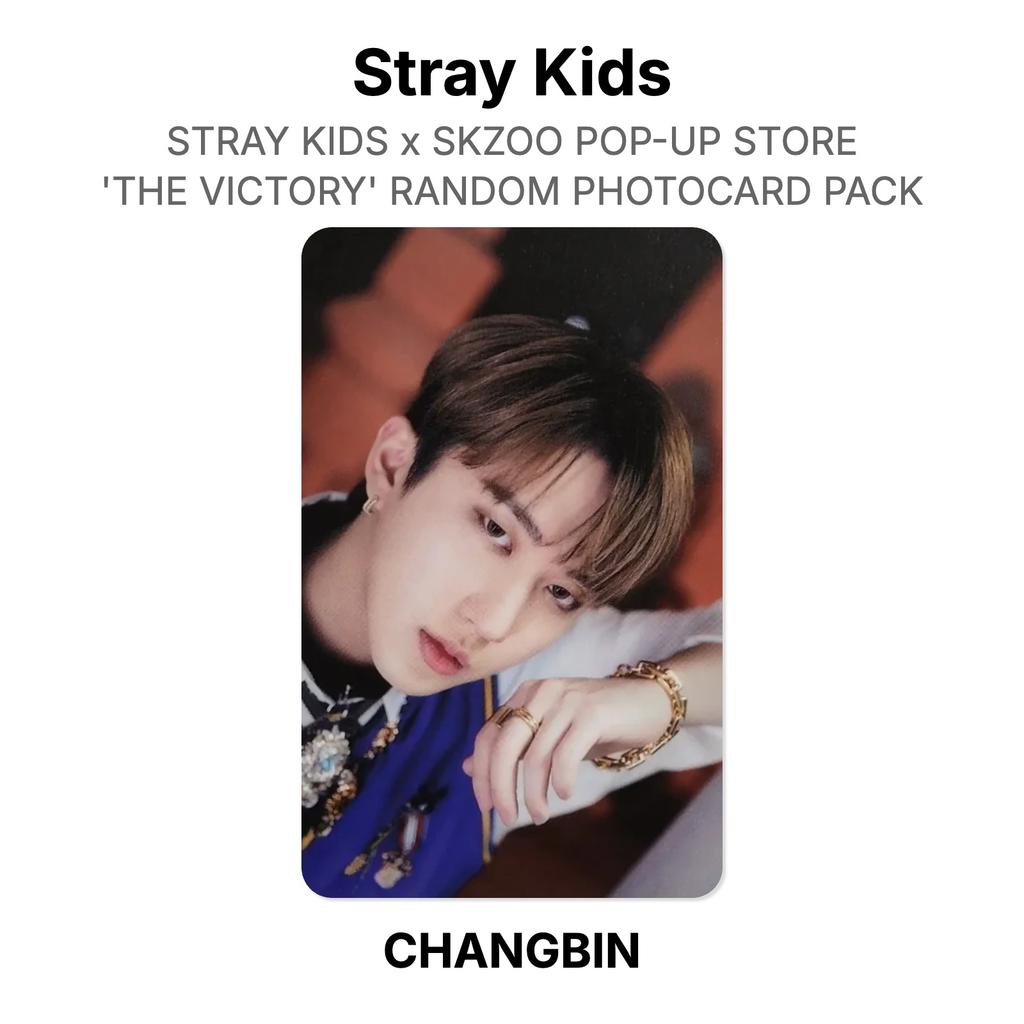 Stray Kids X SKZOO POP-UP STORE 'THE VICTORY' Случайный набор фотокарточек Официальная фотокарточка