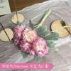 Ins Nordic Style Flocked Peony Flower High Imitation Home Living Decoration Искусственный цветок Роса Лотос Имитация Цветка