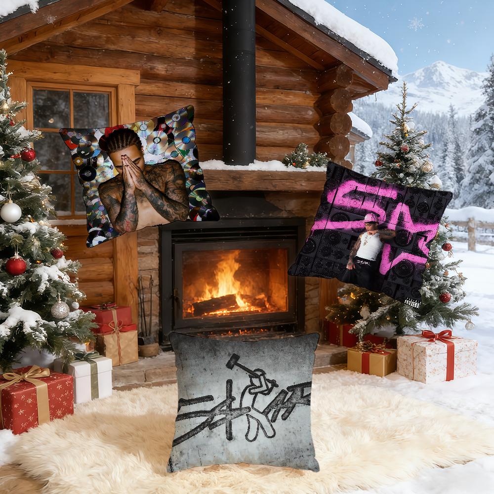 PPlaqueboymaxES Singer cushion cover Home Bedding Sofa living Room pillowcase Simple Soft Skin Cushion Cover Party Gift