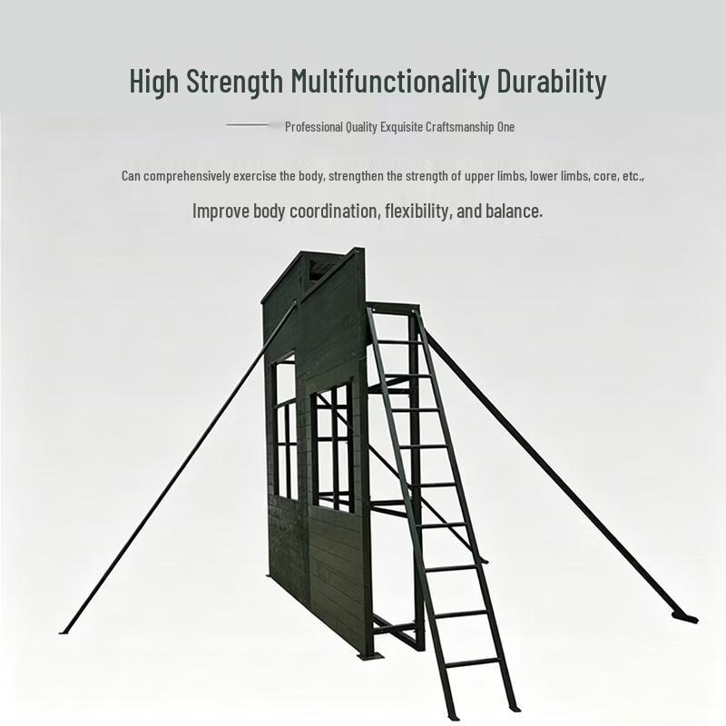 Outdoor Physical Climbing Wall Platform