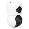 Security Camera Dual Lens HD Night Vision 2 Way Intercom Smart Indoor Camera 100‑240V EU Plug
