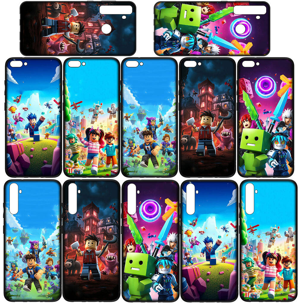 Для Motorola Moto Edge 70 60 50 G54 G24 G15 G86 Samsung Galaxy S25 iPhone 17 16 15 Xiaomi Redmi Note 14 13 Pro Max Чехол для телефона Мультяшный R-Robloxs Чехол