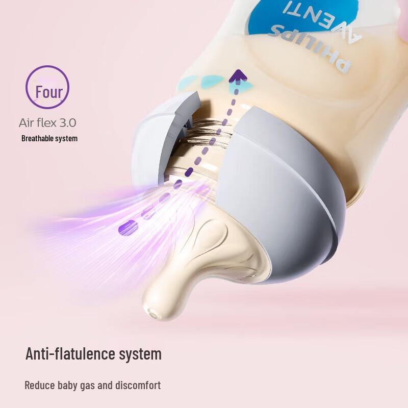 Philips Avent Art Enlightenment Wide-Neck PPSU Baby Bottle