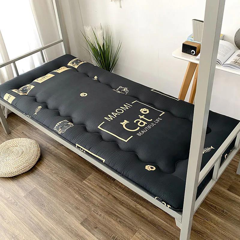 WTEMPO Большой размер Мягкий Домашний Кровать Отель Татами Принтованный Складной Матрас Подушка Толстый Теплый Матрас для Студенческого Общежития Сезон Возвращения в Школу Матрас