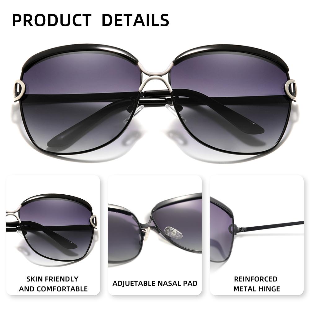 Поляризованные солнцезащитные очки WIMN Classic Wayfarer с пружинными шарнирами для комфортного ношения в течение всего дня