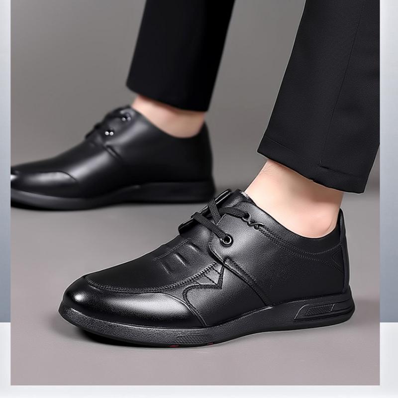 Мужские туфли для вождения из коровьей кожи весна-осень, модные повседневные мужские мокасины с мягкой подошвой, дизайнерские черные британские мужские кожаные туфли