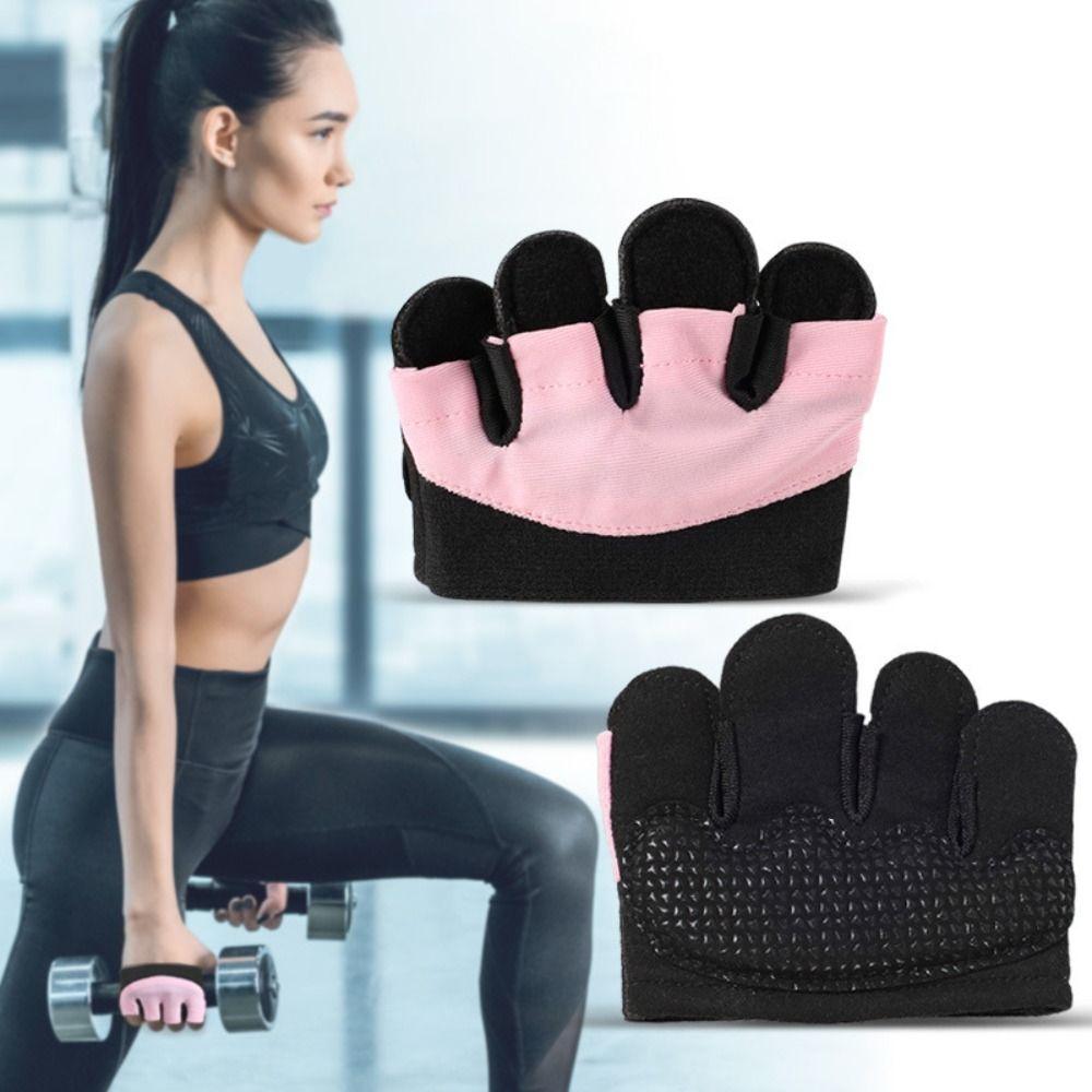 Non-Slip Half Finger Gloves Thickened Barbell Short Gloves New Mittens  Men Women