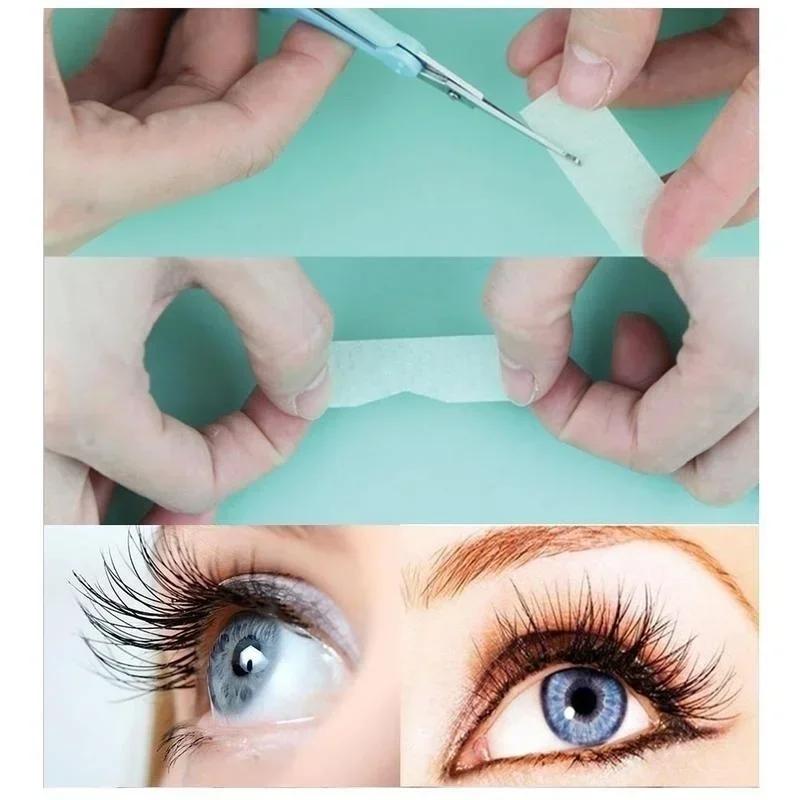Привитые ресницы Нетканый материал Изоляционный хлопок Изоляционная лента Удаление Ресницы Патч для глаз Инструмент Изоляция Верхнего и нижнего века