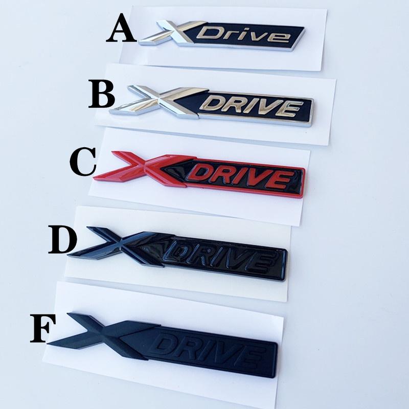 New XDrive Old XDRIVE Logo Fender Emblem Badge for X1 X3 X4 X5 X6 X7 Car Styling Discharging Capacity Sticker