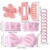 Wash Face Wrist Strap 16Pcs Face Washing Tools Skin Care Hair Grip Hair Rope  Lady