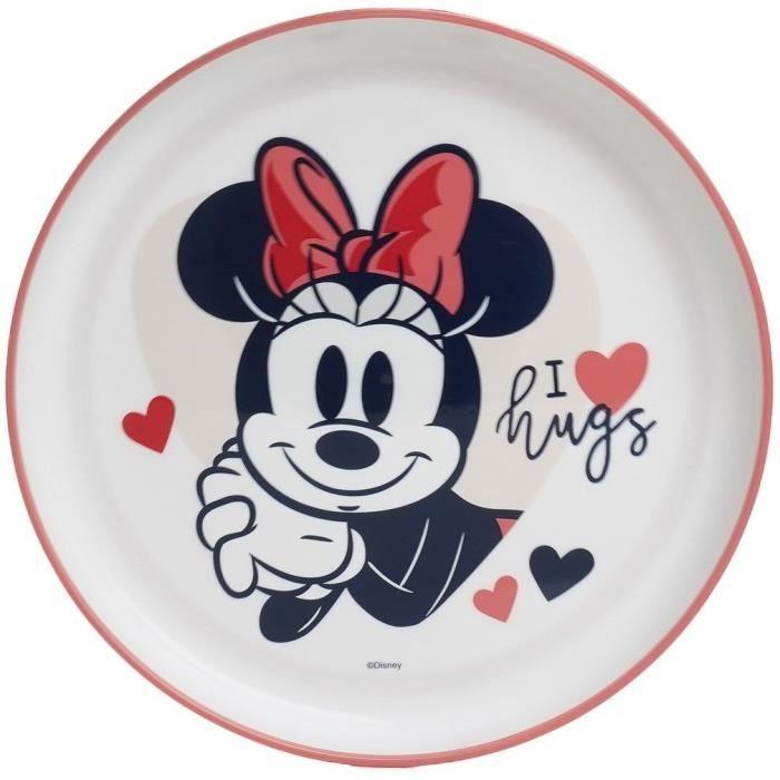 Coffret repas - THERMOBABY - 3 pièces - Bol, assiette et gobelet - Minnie