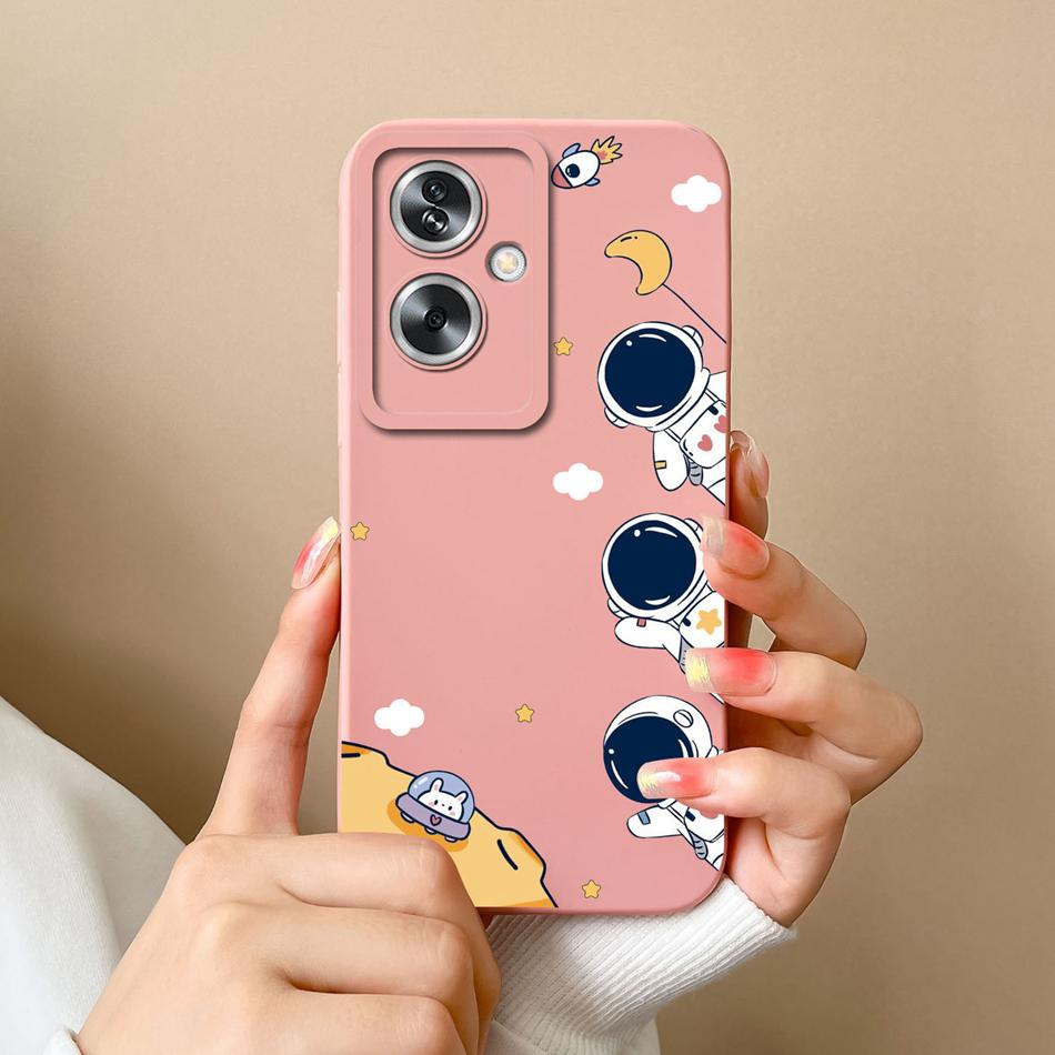 Чехол для OPPO A79 A2 5G Цветок Мягкий Жидкий Силикон Защита Камеры Ударопрочная Задняя Крышка Для OPPO A79 A2 Funda