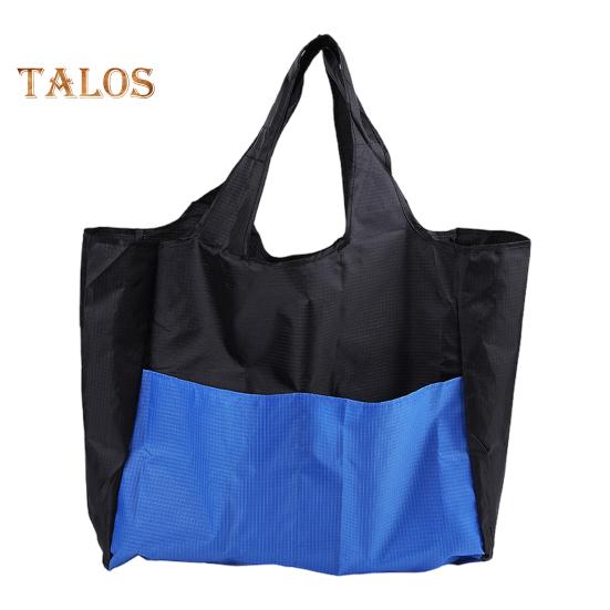 Складная сумка для покупок, многоразовая дорожная сумка для продуктов, усиленные швы, прочные ручки, вместительная сумка через плечо