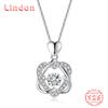 Lindon S925 из стерлингового серебра с муассанитом, роскошное индивидуальное ожерелье с подвеской, женское классическое ожерелье Tide Sugar, полное дикой цепочки на ключицы