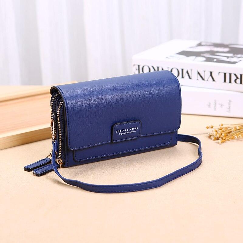 Ladies High Quality Ladies PU Leather Vertical Purse Multifunctional Standard Clutch Messenger Bag Fashion Casual Bag