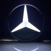 Автомобильная наклейка Для Mercedes Benz Автомобиль Передняя решетка Логотип Свет 3D LED Значок Для Mercedes Benz W447 V-класс VITO Эмблема Светящийся Декор