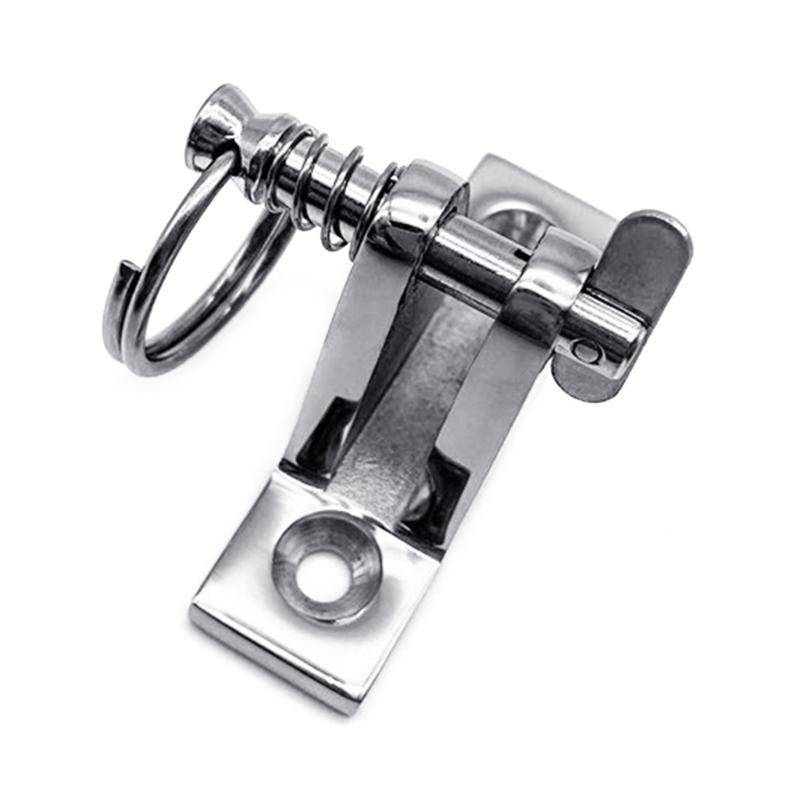 Палубный шарнир Bimini Top 90° из нержавеющей стали 316 для палубного морского плоского монтажа