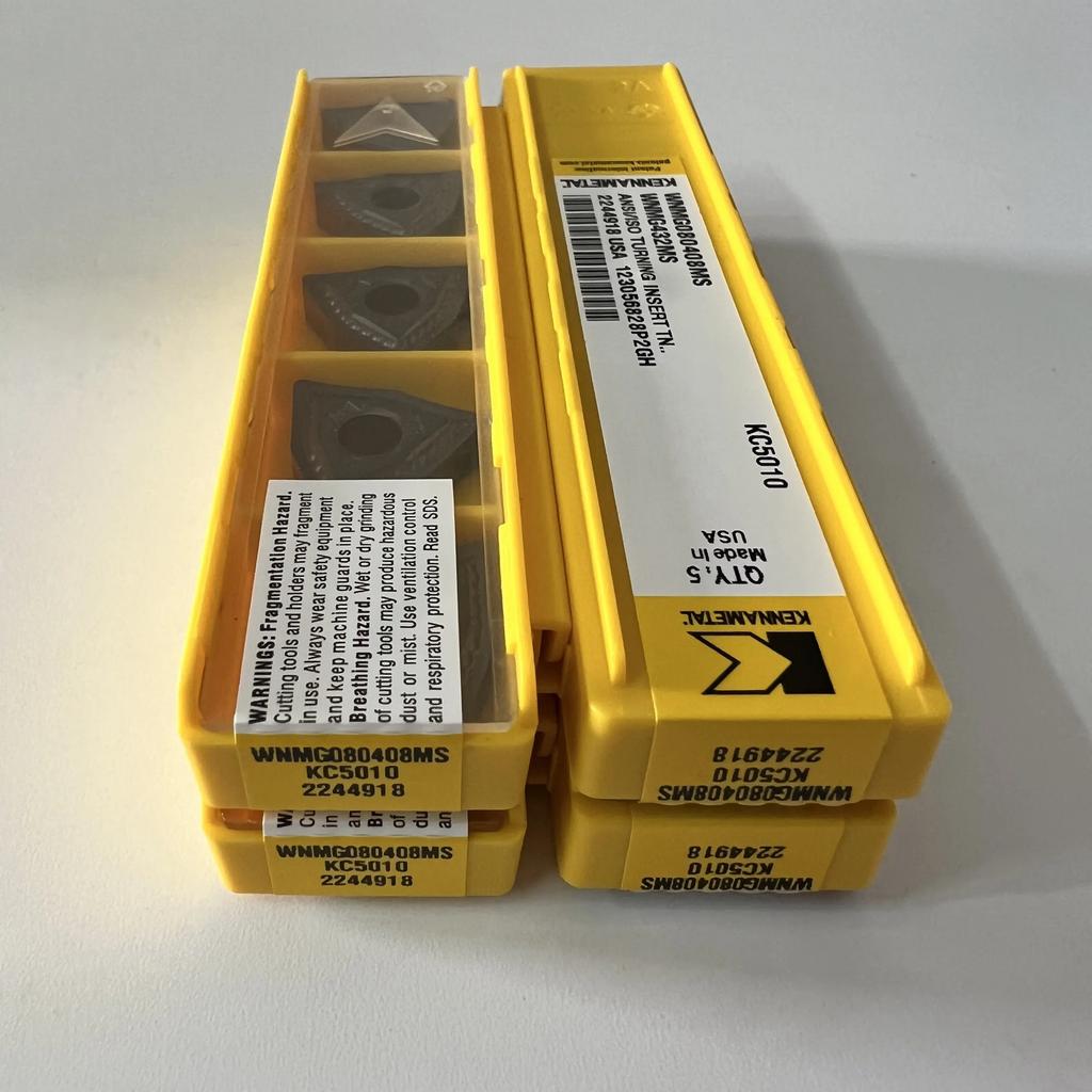 KENNAMETEL / WNMG080408MP KC5010 / Original Carbide Blade 10 Pcs