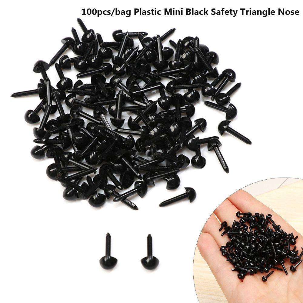 for Teddy Dog Plastic Black Safety Triangle Noses Plush Doll Eyes 4.5X5.5MM Stuffed Doll Eyes