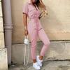 Women's Casual Solid Color Bodycon Jumpsuits Rompers Adjustable Shoulder Straps Bodysuits High Waistband Slim Fit Cargo Pants One-Piece Suits Overalls