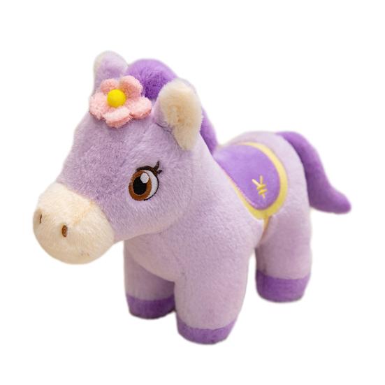 2026 год Лошади Плюшевая игрушка кукла Благоприятное значение Настольное украшение Талисман удачи кукла Красочная лошадь плюшевая