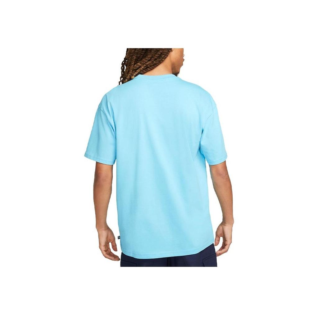 Nike SB Skateboard Print Casual Short Sleeve T-Shirt Men Tops Baltic-Blue FJ1138-416