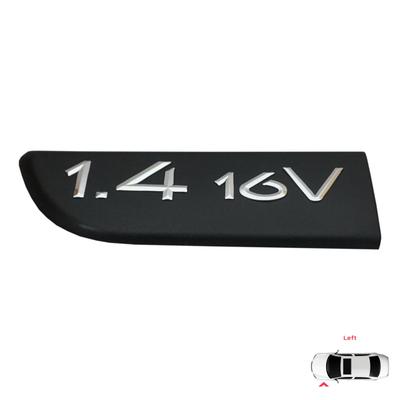BSP564-1 Черный 1.4 16V Шильдик Эмблема Левый для Renault Megane MK2 Scenic MK2 8200209128