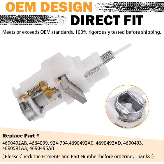 Ignition Switch Actuator Pin 924-704 For 1997-2007 Jeep Wrangler Liberty Grand Cherokee 1995-2005 Dodge Neon Chrysler PT Cruiser Sebring Plymouth