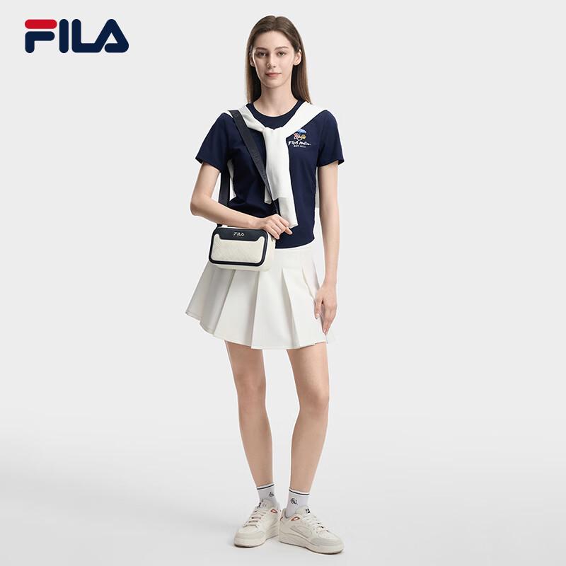 FILA Women's Slim Fit Embroidered Short Sleeve T-shirt