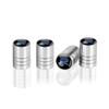 sbcam7 4pcs Aluminum Valve Caps Car Wheel Tires Valves Tyre Stem Air Valve Caps For Volvo R XC60 XC70 S60 S60L V60 V70 C90 D8 T6 AWD D6