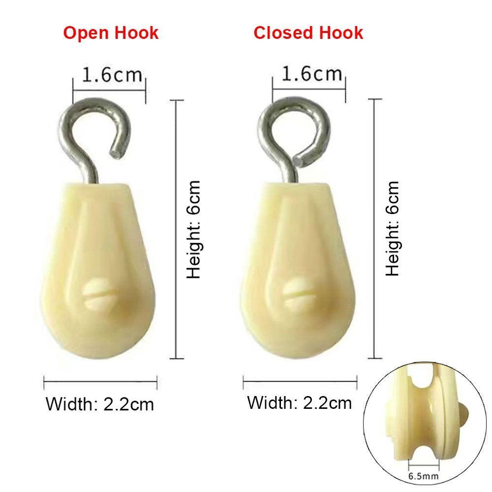 10Pcs Automatic Chicken Saterer Waterline Pulley Nylon Water Line Roller Poultry Breeding Supplies