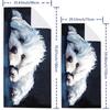 1pc Cute Maltese Dog Beach Towel - Quick Dry, Lightweight, Soft & Absorbent Microfiber, Modern Cartoon Style for Pool, Swim