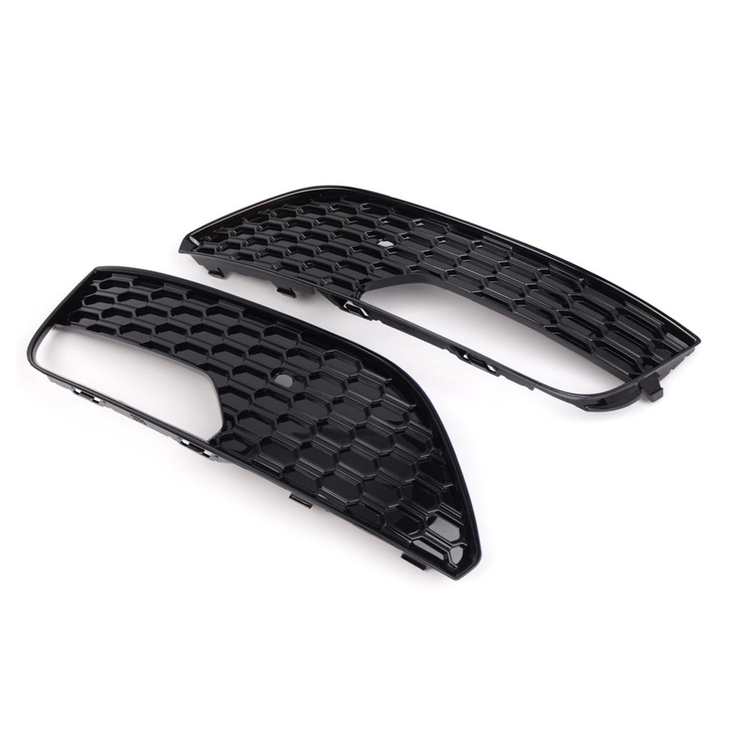 1 пара черных левых правых передних капотных противотуманных фар нижняя решетка решетки крышка для A3 2012-2016 8V3807681 8V3807682