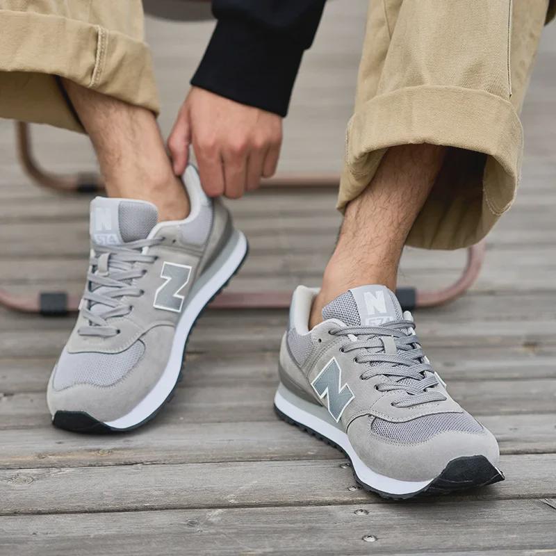 Спортивная обувь New Balance 574 на весну и осень — модные, дышащие кроссовки для бега для мужчин и женщин