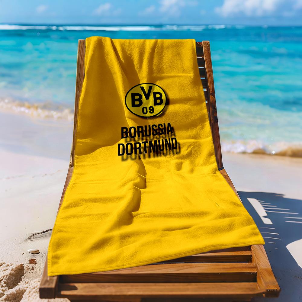 Borussia Dortmund Beach Towel Soft Durable Quickdry Comfortable Lightweight Suitable For Sports Travel Swimming Yoga Bathroom Beach And Pool