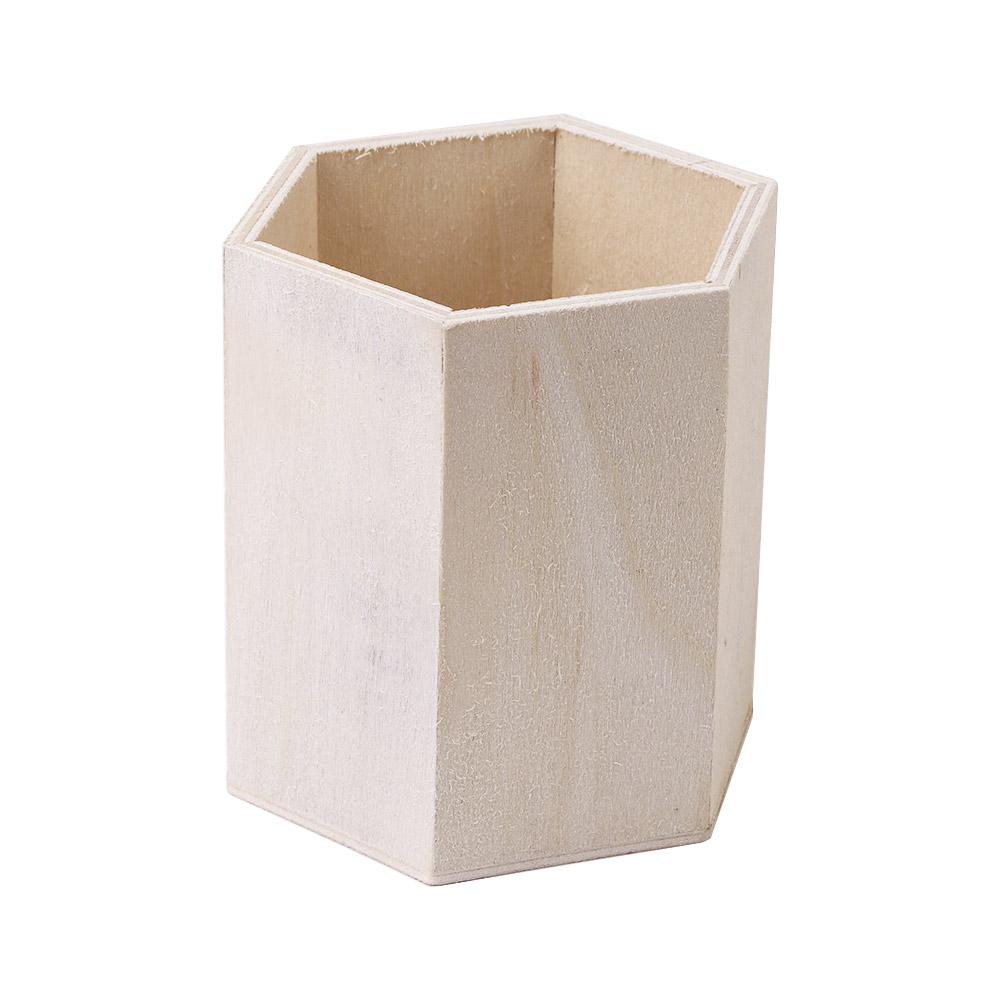 Симпатичные принадлежности для стола Канцелярские принадлежности для офиса Органайзер для офиса Ящик для хранения Подставка для ручек Карандаши Деревянные